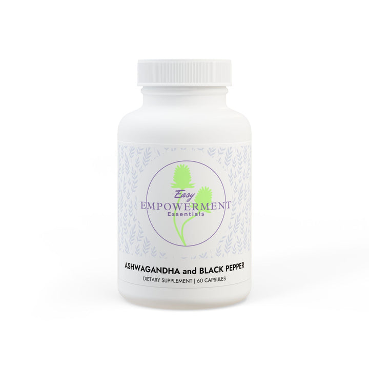 Ashwagandha and Black Pepper Supplement (60 capsules)