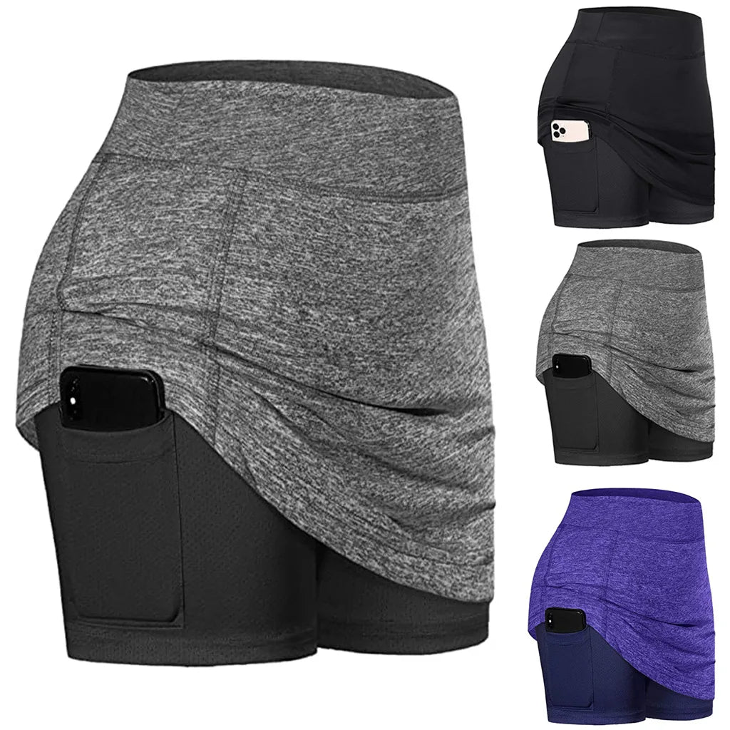 Women’s High-Waist Athletic Tennis & Golf Skirt – Quick-Dryet Tennis Dress