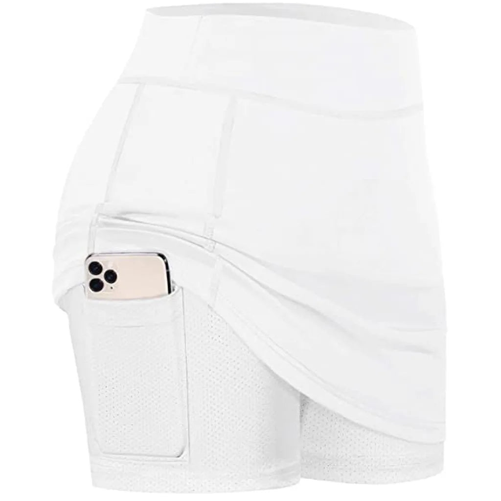 Women’s High-Waist Athletic Tennis & Golf Skirt – Quick-Dryet Tennis Dress