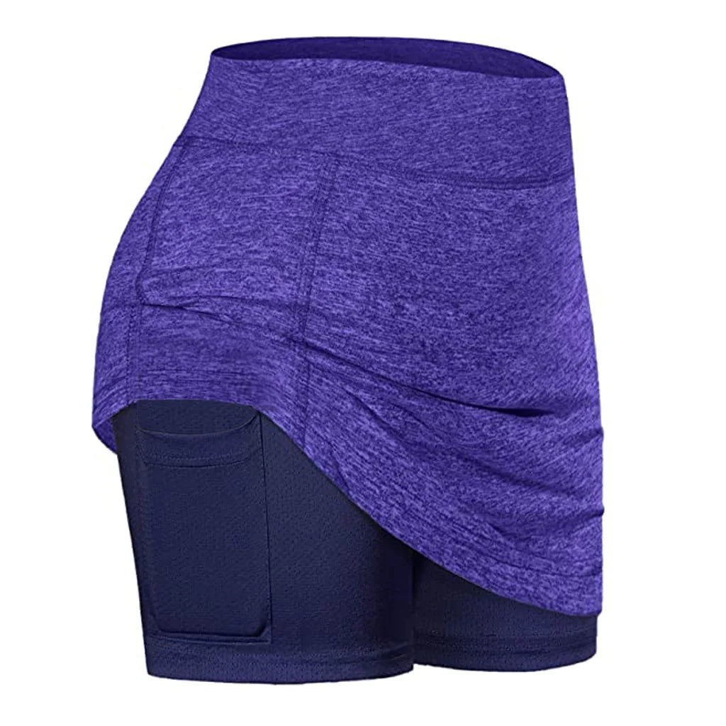 Women’s High-Waist Athletic Tennis & Golf Skirt – Quick-Dryet Tennis Dress