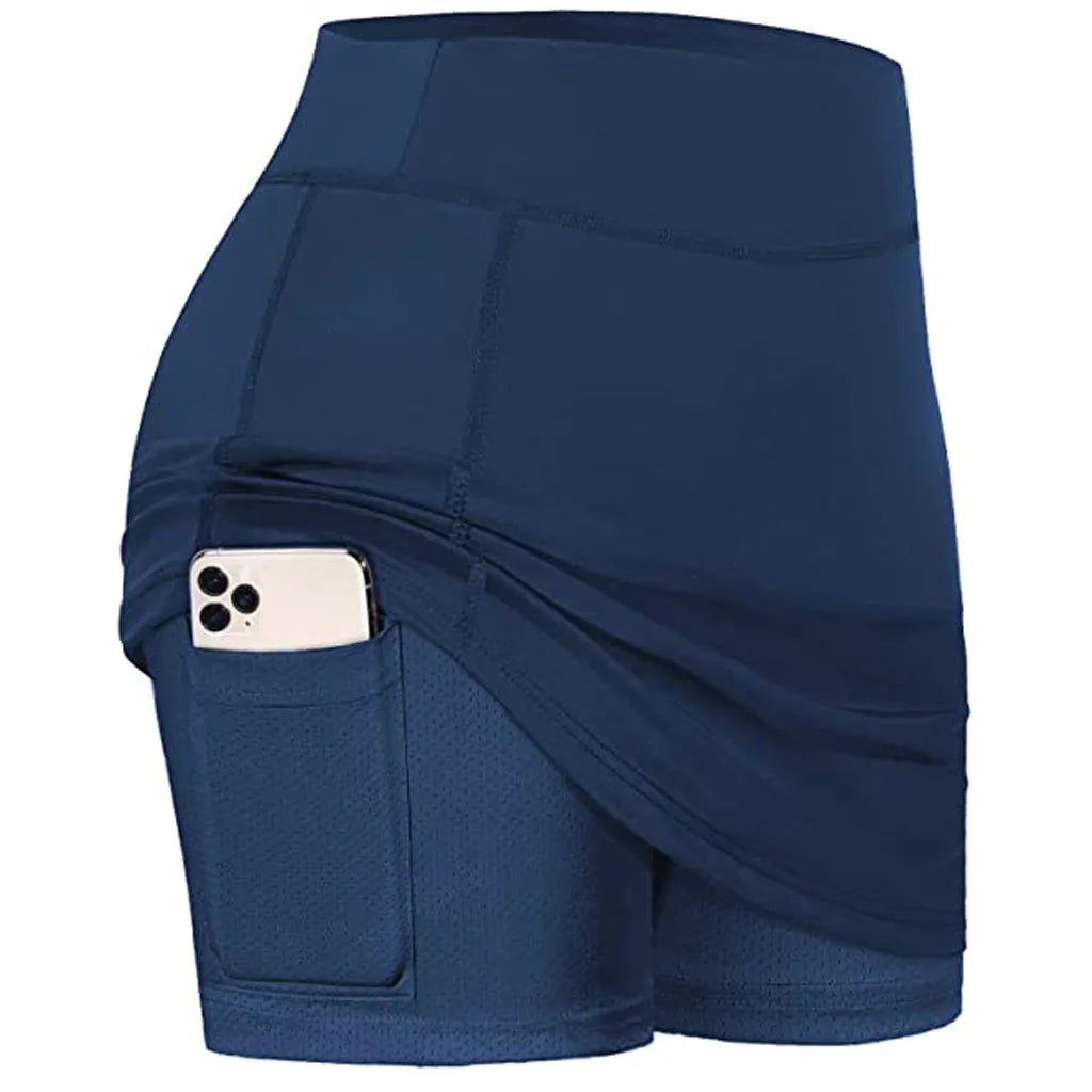 Women’s High-Waist Athletic Tennis & Golf Skirt – Quick-Dryet Tennis Dress