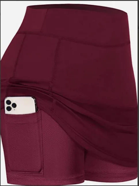 Women’s High-Waist Athletic Tennis & Golf Skirt – Quick-Dryet Tennis Dress