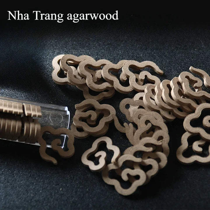 Xiangyun Non-Stick Pan Fragrance Set – 42pcs Agarwood & Sandalwood with Alloy Incense Burner