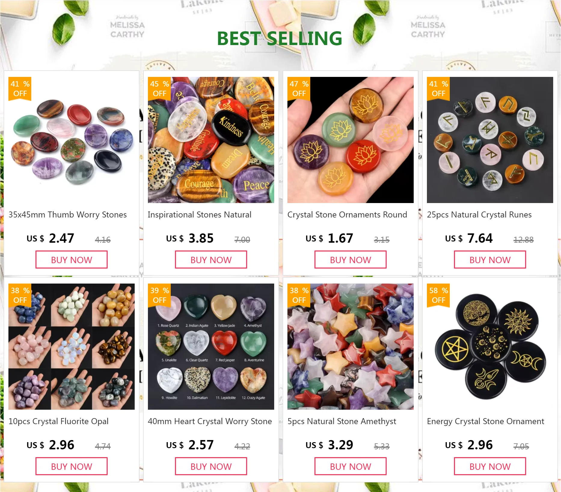 Quartz Thumb Worry Stone – Healing Crystal Oval for Chakra Energy & Meditation