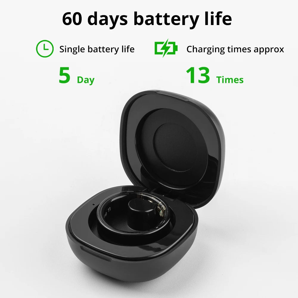 COLMI R09 Smart Ring – Health & Sleep Monitor with Charging Case