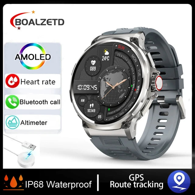 1.85” Ultra HD Smart Watch – GPS, Bluetooth Call, Fitness Tracker