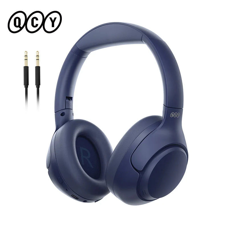 QCY H3 ANC Wireless Headphones – Bluetooth 5.4, Hi-Res Audio
