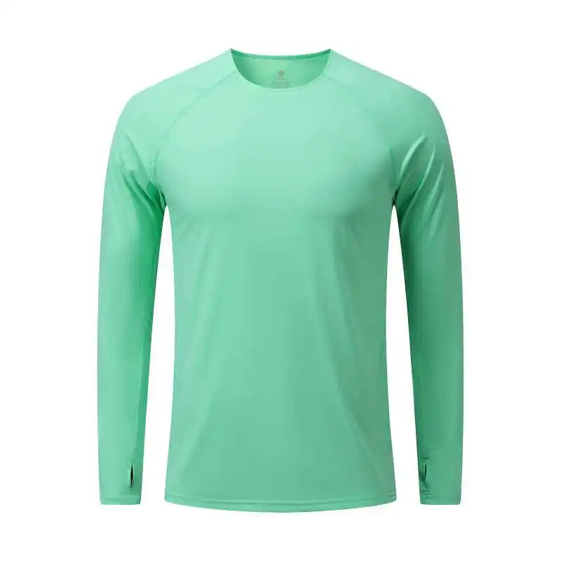 Men’s UPF 50+ Sun Protection Long Sleeve Shirt – Quick Dry