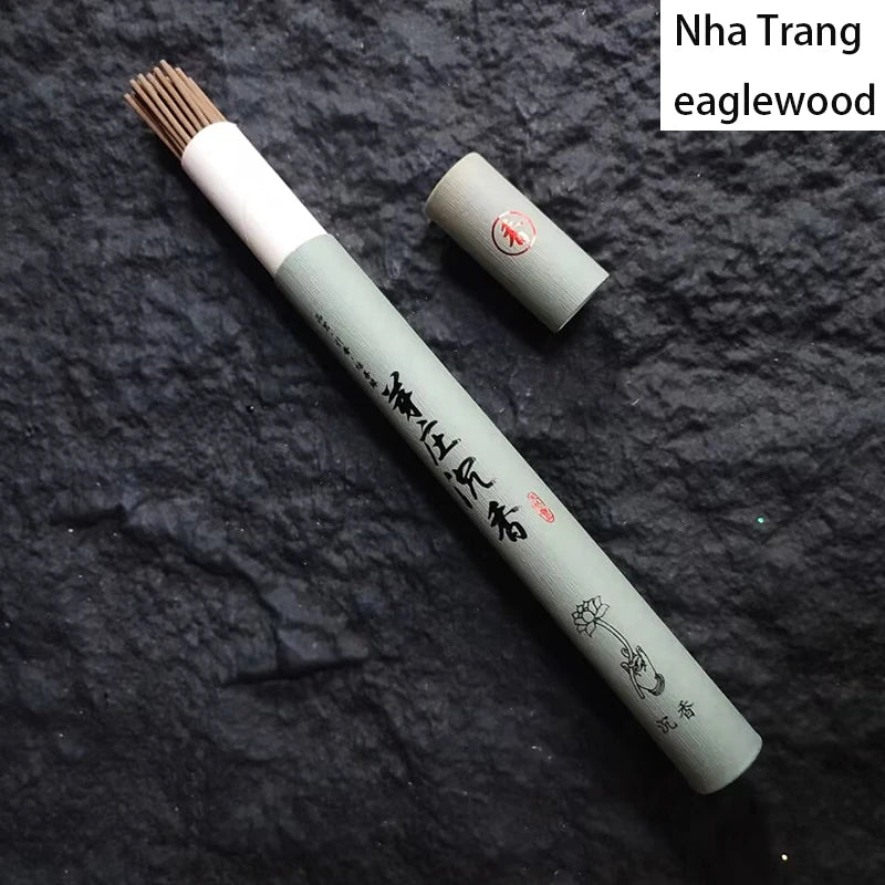 40 Sticks Natural Sandalwood Incense – Aromatherapy & Home Fragrance Pot