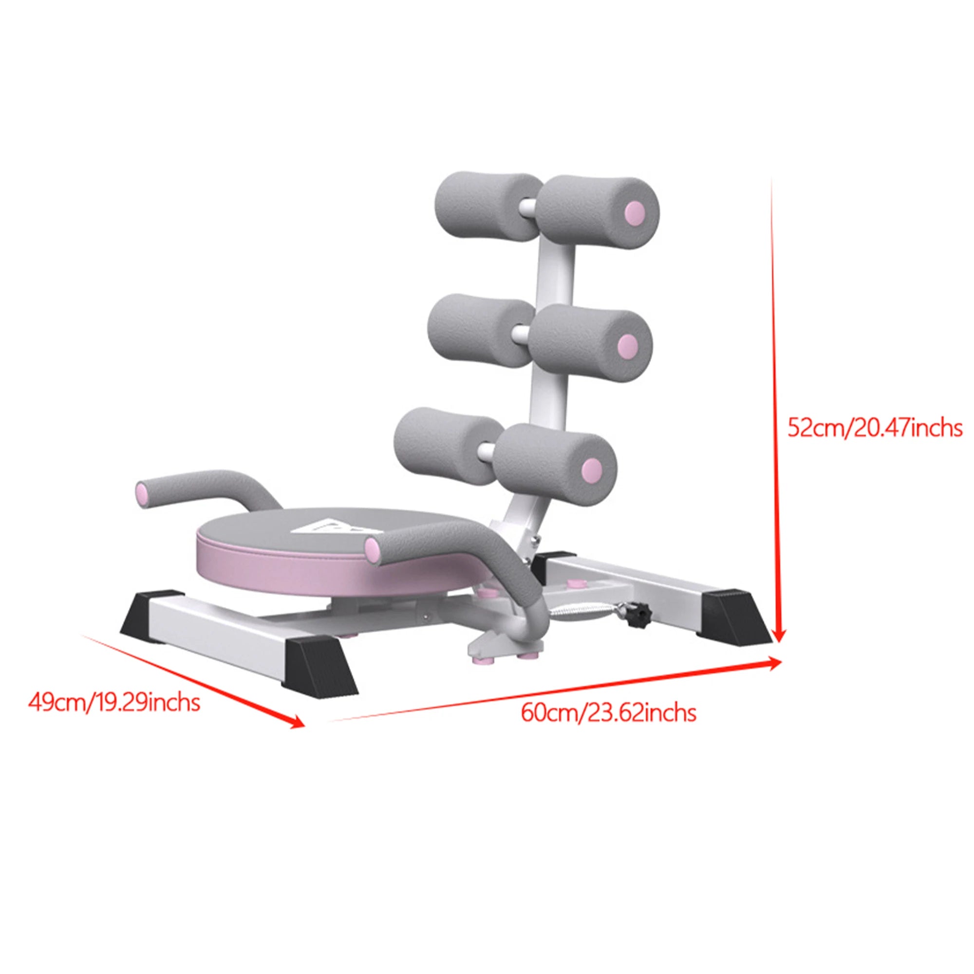 Ab Machine Sit-Up Bench – Portable Core & Abs Exerciser