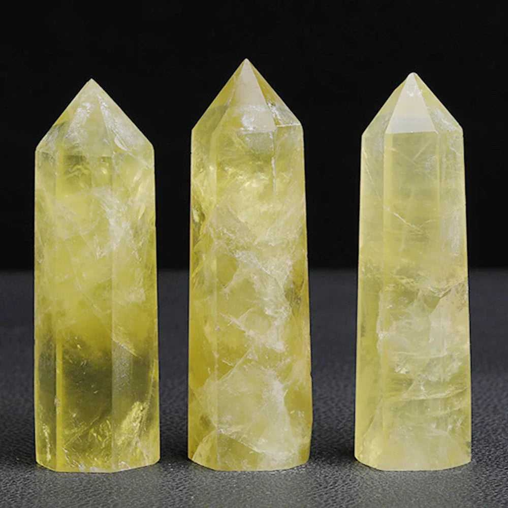 Natural Crystal Point Wand – Rose Quartz & Amethyst Healing Stones for Witchcraft, Decoration & Meditation