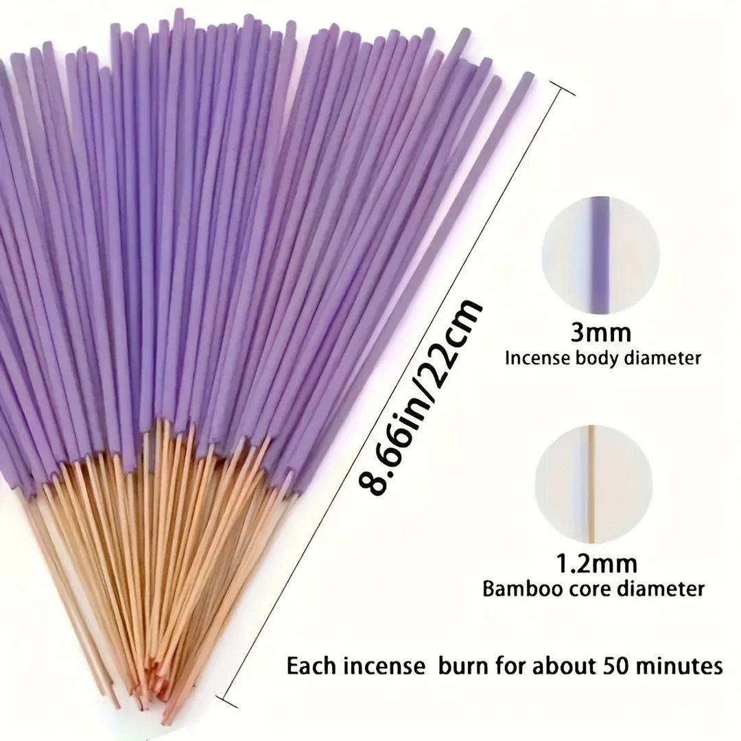 Lavender Aromatherapy Wood Sticks – 8.66" Home, Hotel & Spa Decoration Gift Set