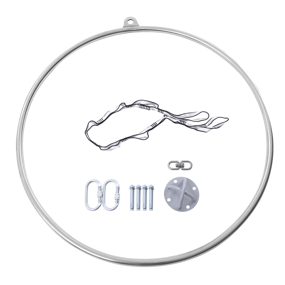90cm Professional Aerial Hoop – Single Point Circus Ring
