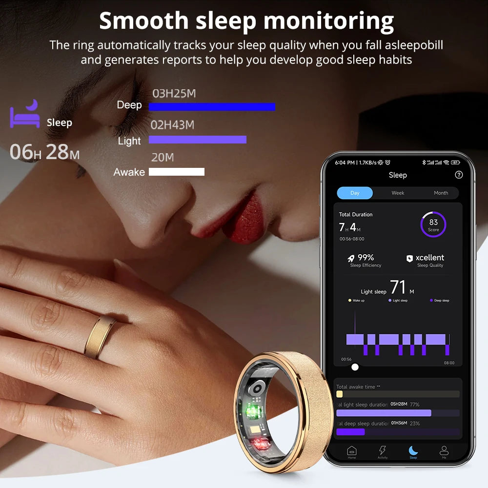 COLMI R10 Smart Ring – Health & Sleep Monitor, 5ATM Waterproof