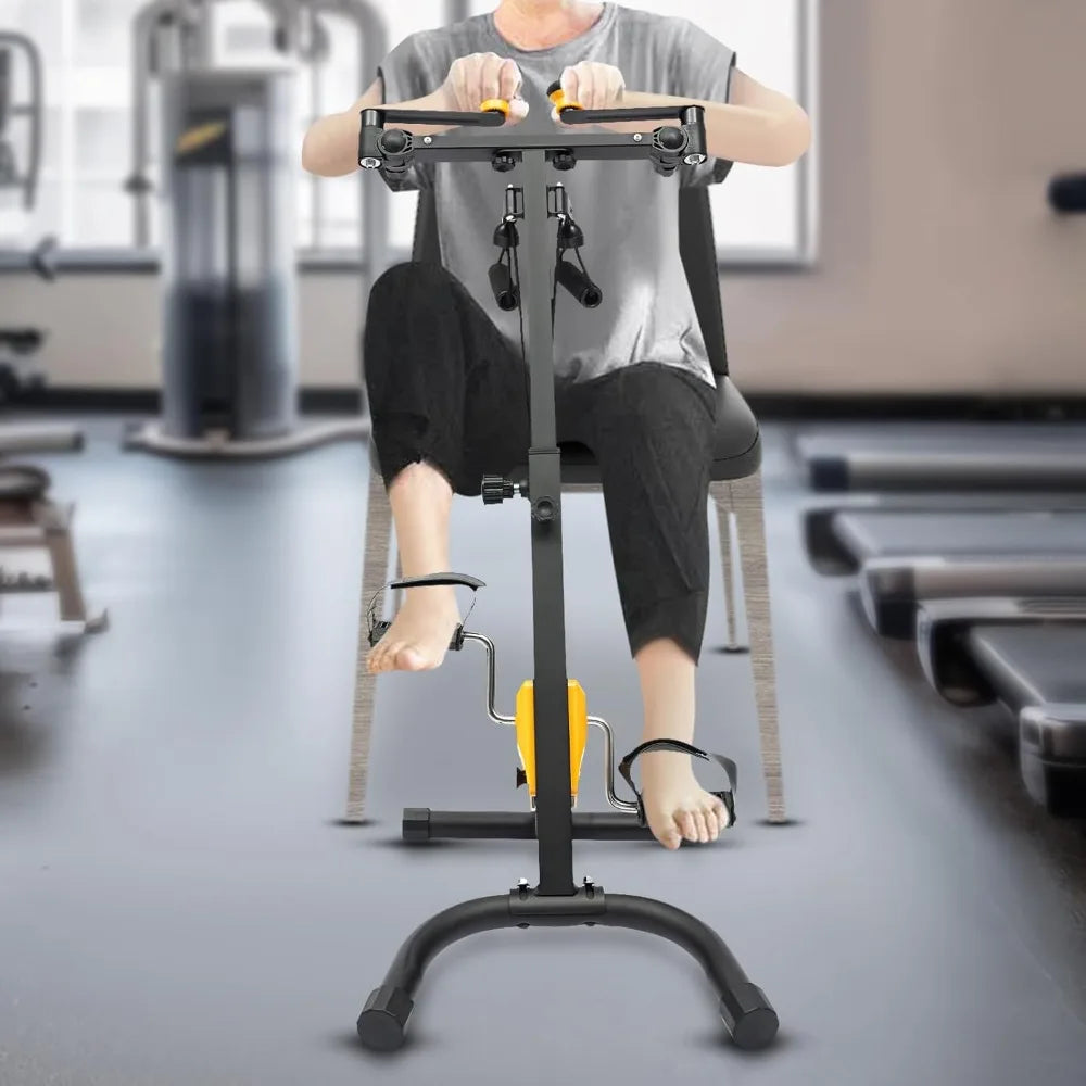Foldable Pedal Exerciser Bike – Adjustable Home Rehab Fitness