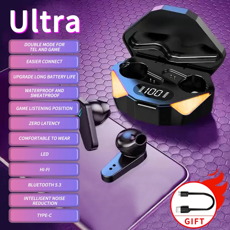 Wireless Gaming Bluetooth Headphones – Earbuds for Xiaomi & Huawei