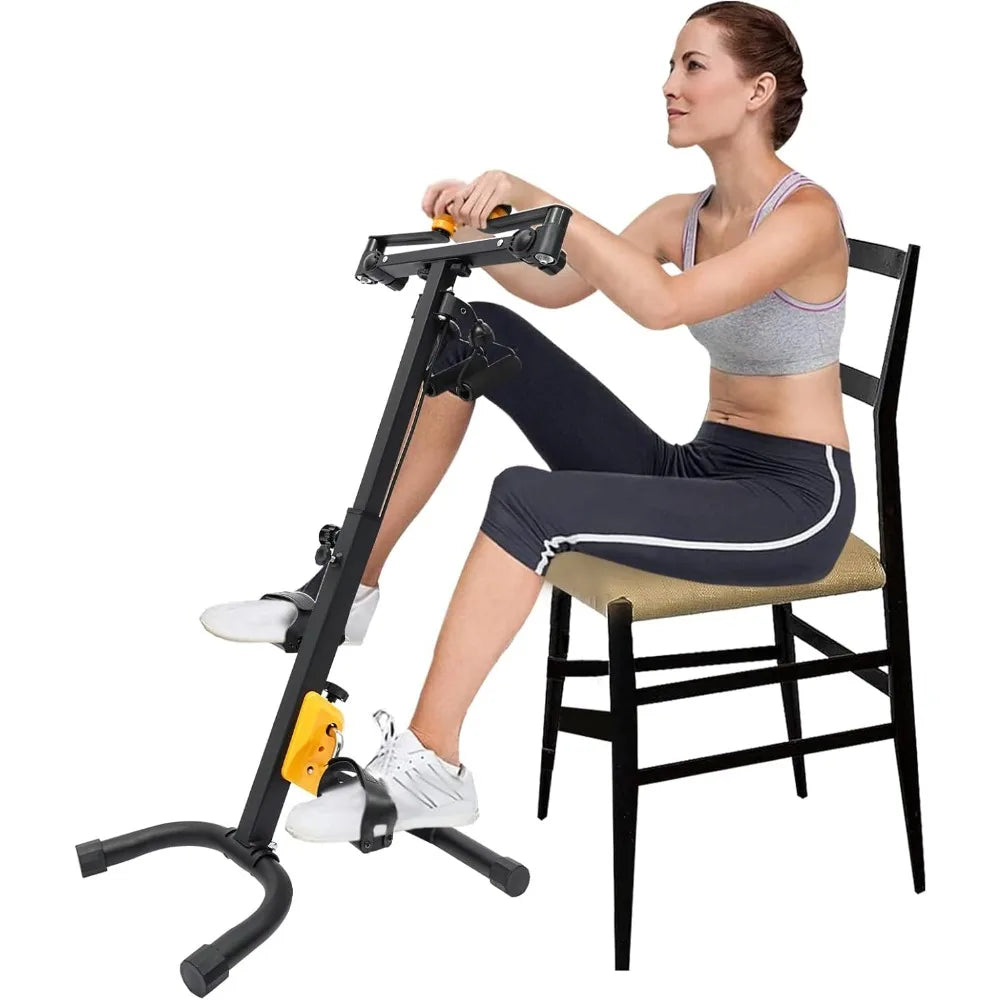 Foldable Pedal Exerciser Bike – Adjustable Home Rehab Fitness