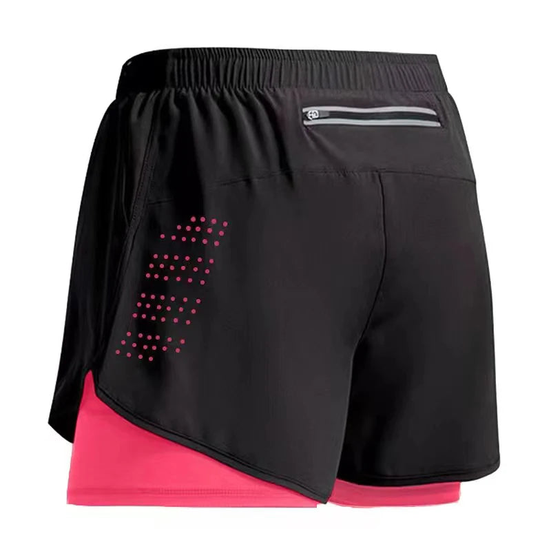 Men’s 2-in-1 Quick-Dry Running & Gym Shorts – Summer Workout