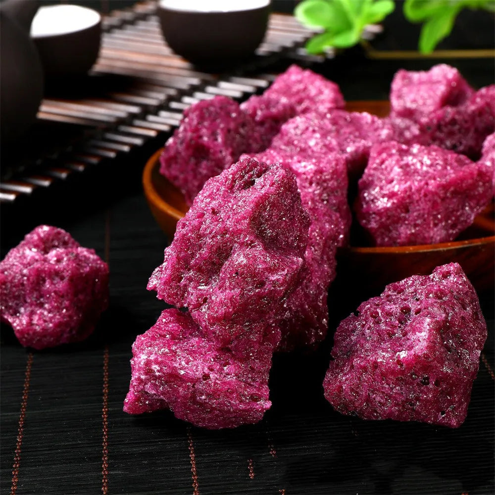 Natural Red Corundum Raw Stone – Aromatherapy Diffuser & Decorative Gemstone Specimen