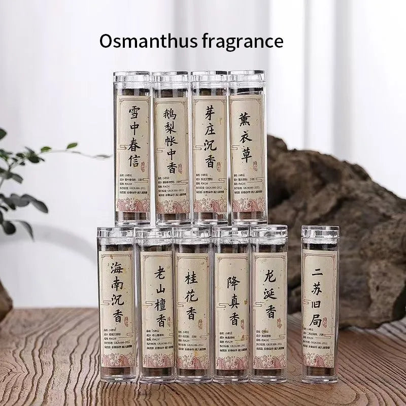 Xiangyun Non-Stick Pan Fragrance Set – 42pcs Agarwood & Sandalwood with Alloy Incense Burner