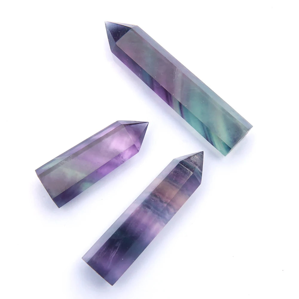 Natural Crystal Point Wand – Rose Quartz & Amethyst Healing Stones for Witchcraft, Decoration & Meditation