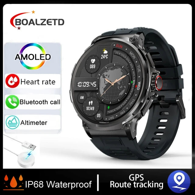 1.85” Ultra HD Smart Watch – GPS, Bluetooth Call, Fitness Tracker