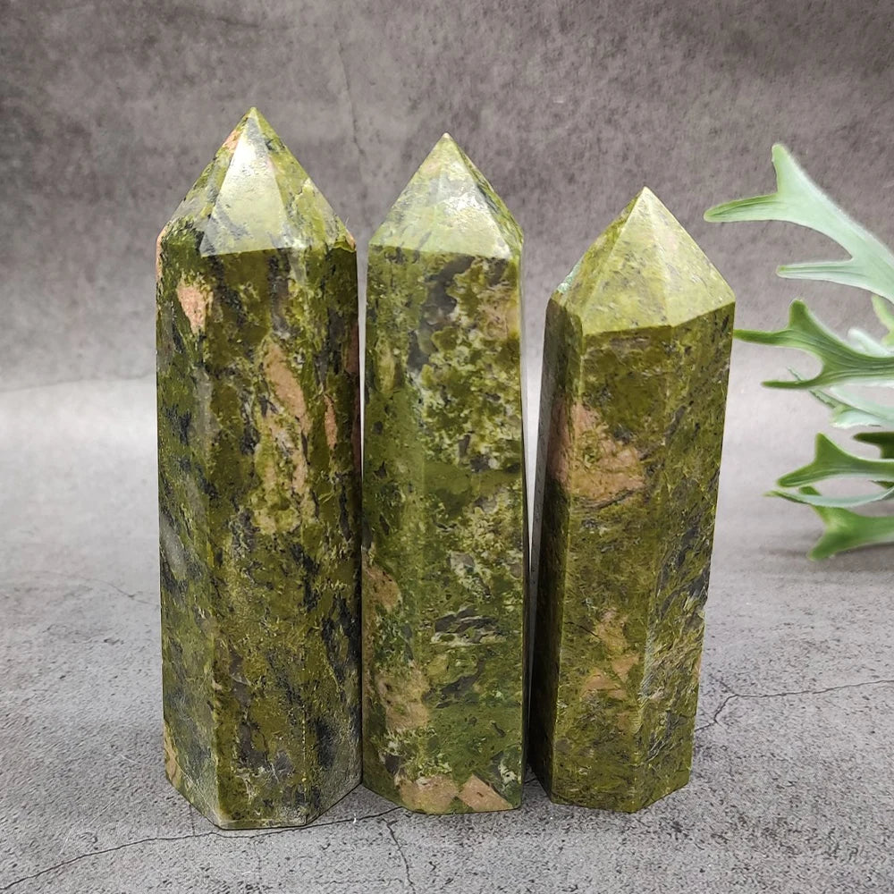Natural Crystal Point Wand – Rose Quartz & Amethyst Healing Stones for Witchcraft, Decoration & Meditation