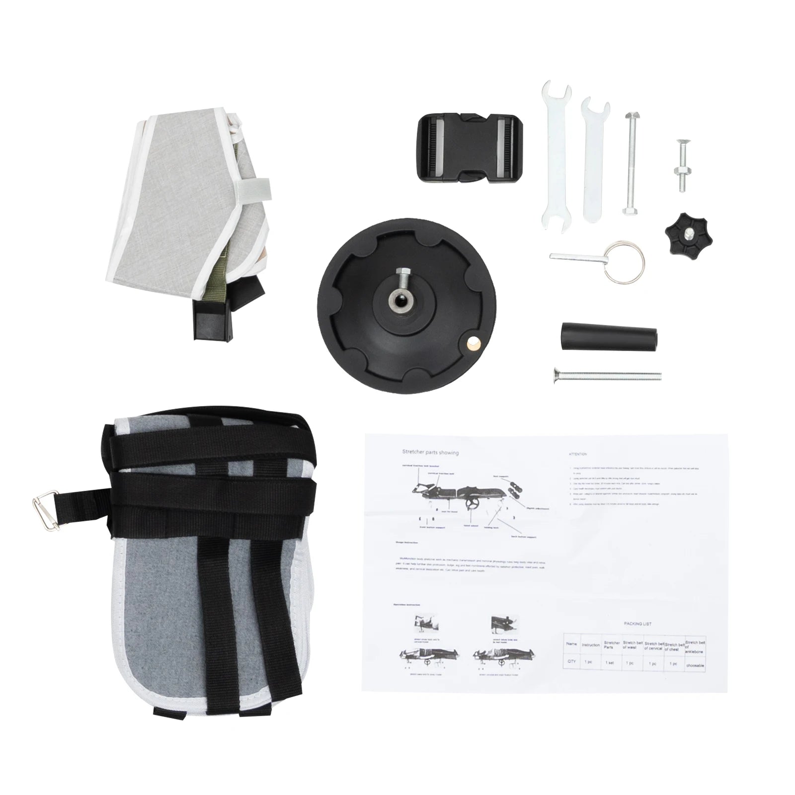 Multifunctional Spinal Traction & Body Stretcher – Lumbar Support Yoga Bed