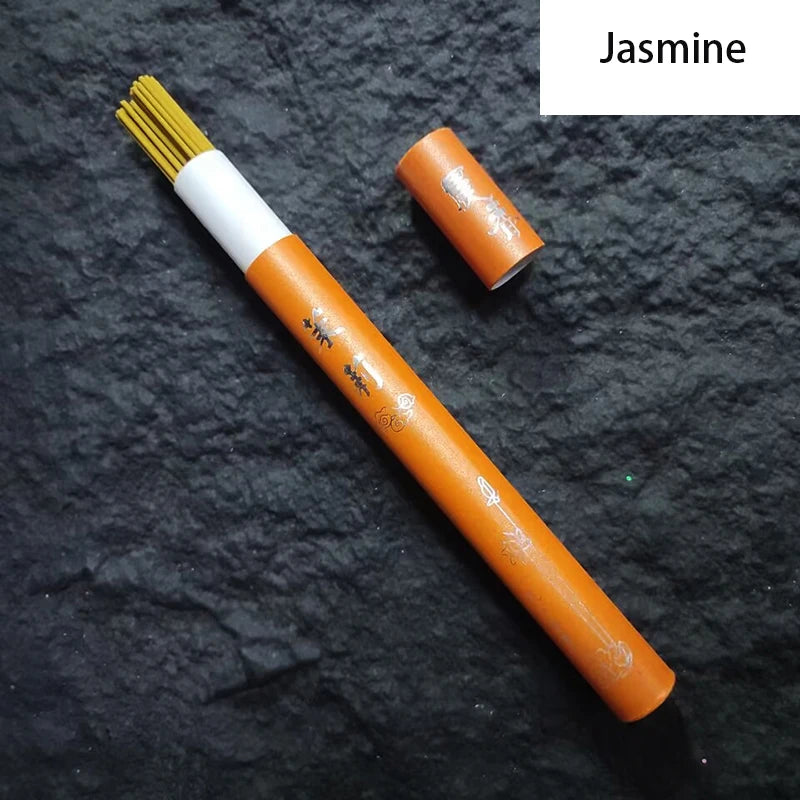 40 Sticks Natural Sandalwood Incense – Aromatherapy & Home Fragrance Pot