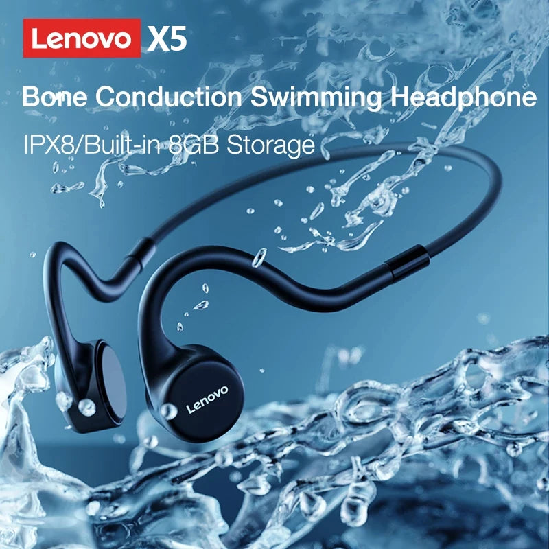 Lenovo X3 Pro Bone Conduction Earphones – Bluetooth HiFi, Waterproof