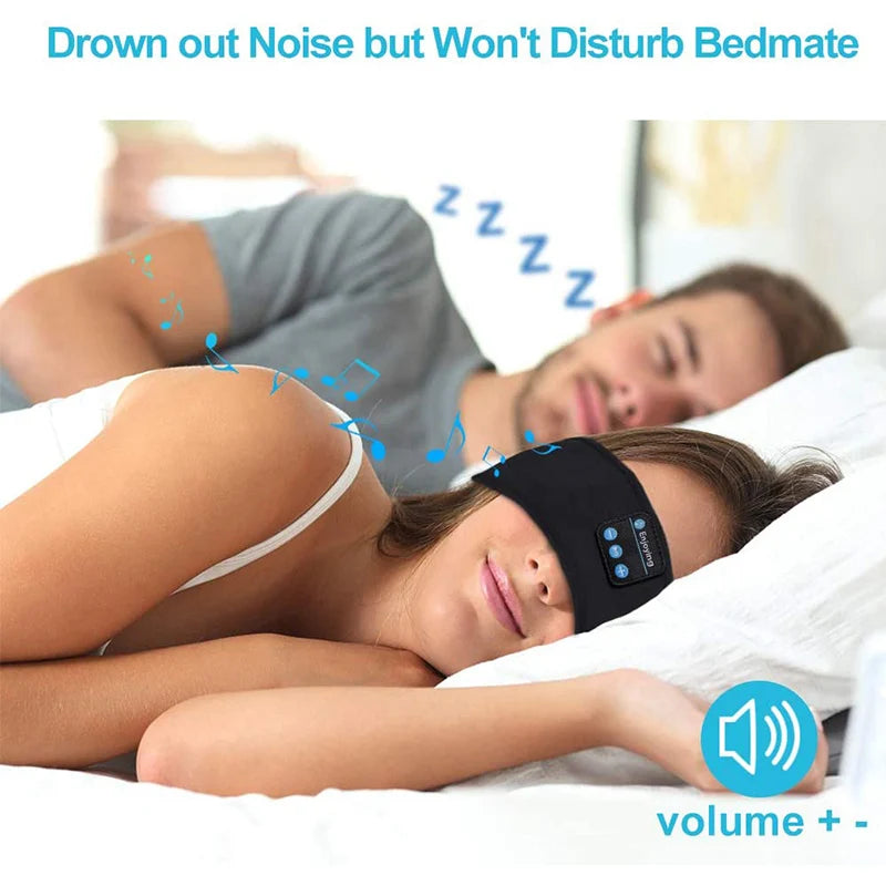 Bluetooth Headband Headphones – Wireless Sports & Sleep Eye Mask