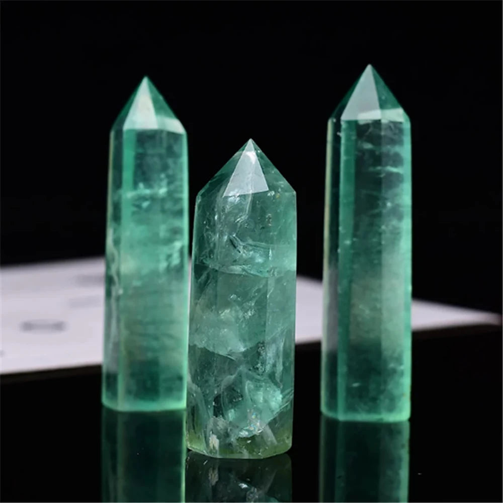 Natural Crystal Point Wand – Rose Quartz & Amethyst Healing Stones for Witchcraft, Decoration & Meditation