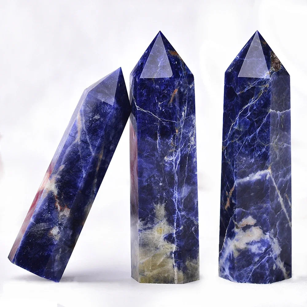 Natural Crystal Point Wand – Rose Quartz & Amethyst Healing Stones for Witchcraft, Decoration & Meditation
