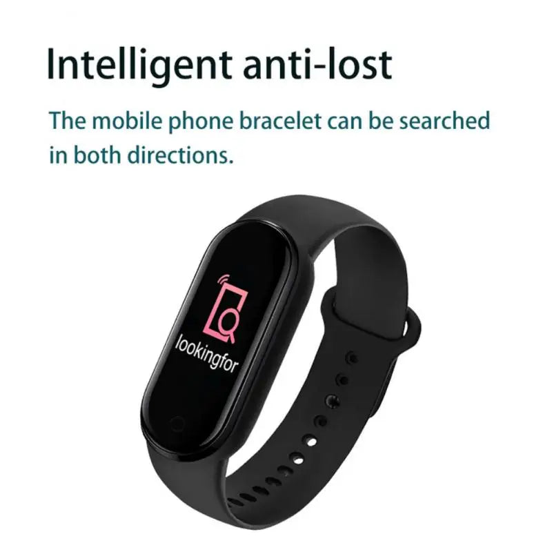 M6 Smart Watch – Fitness Bracelet with Heart & BP Monitor, Waterproof