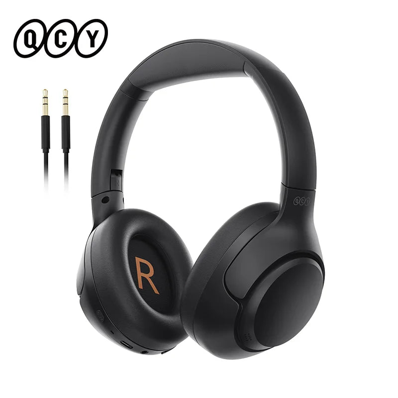 QCY H3 ANC Wireless Headphones – Bluetooth 5.4, Hi-Res Audio