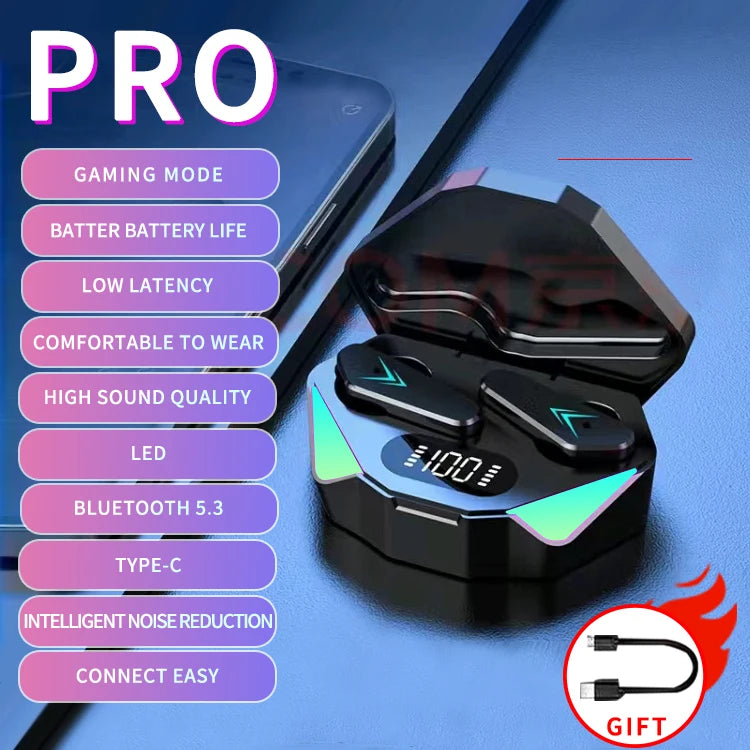 Wireless Gaming Bluetooth Headphones – Earbuds for Xiaomi & Huawei