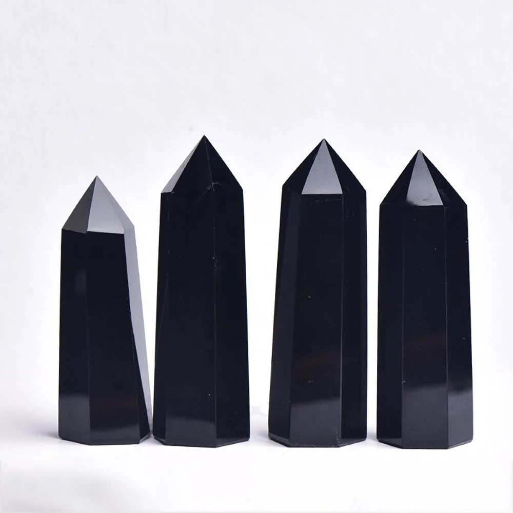 Natural Crystal Point Wand – Rose Quartz & Amethyst Healing Stones for Witchcraft, Decoration & Meditation