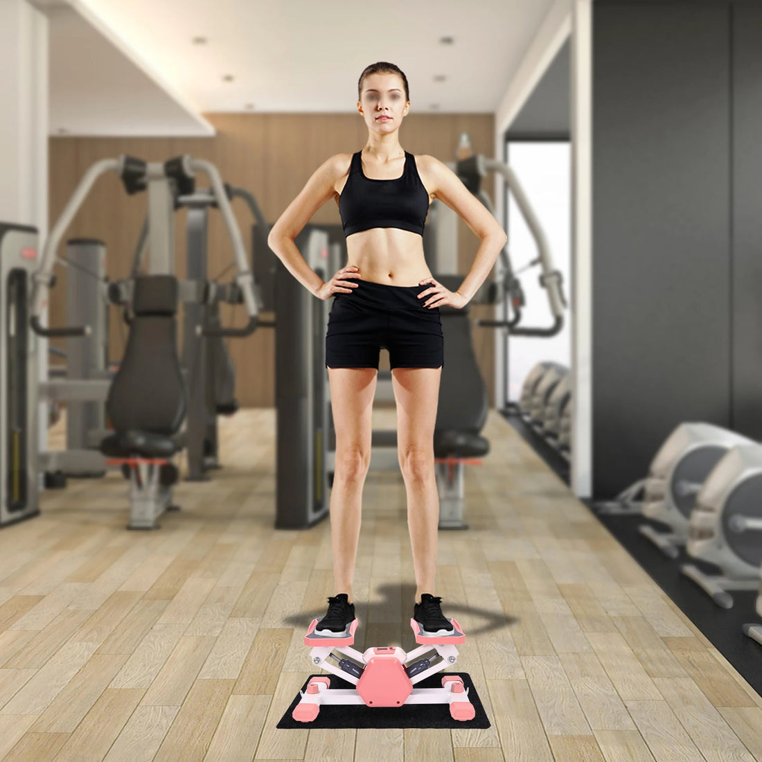 Mini Steppers Mini Stepper for Exercise Home Workout Equipment Pink
