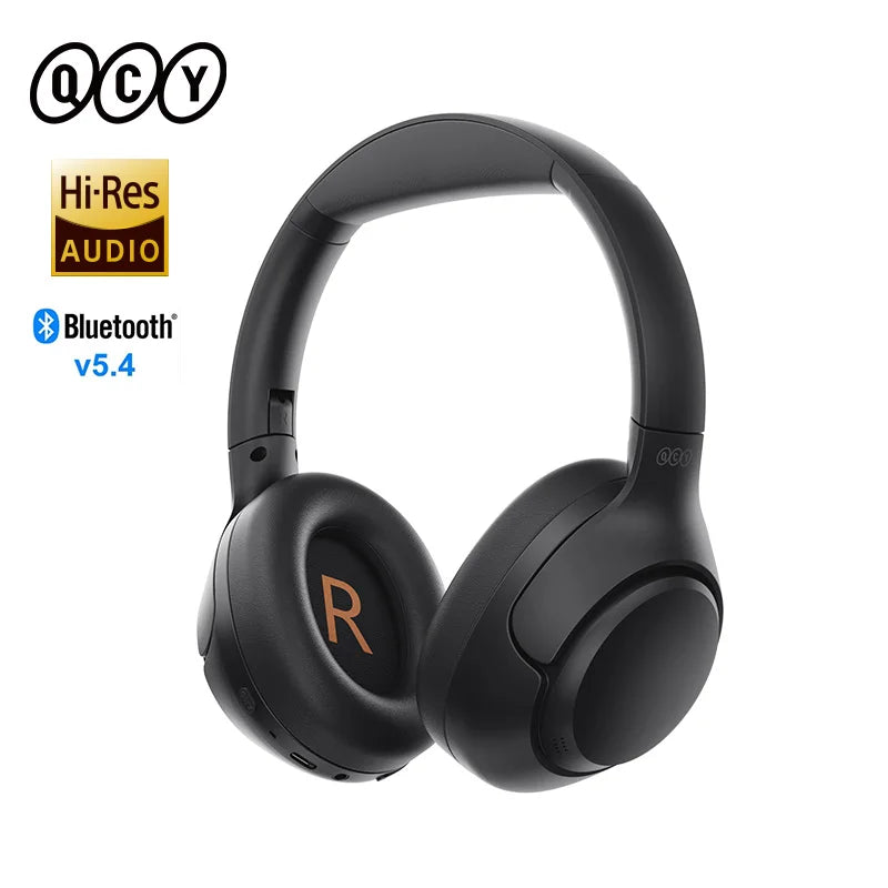 QCY H3 ANC Wireless Headphones – Bluetooth 5.4, Hi-Res Audio