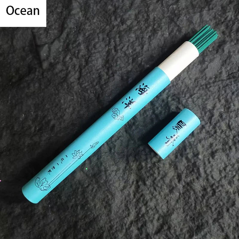 40 Sticks Natural Sandalwood Incense – Aromatherapy & Home Fragrance Pot