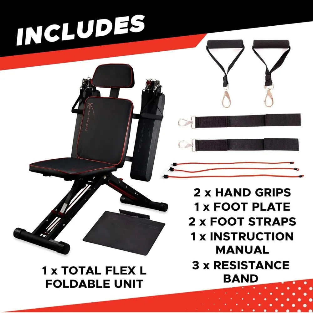 Compact Home Gym Fitness Equipment – Versatile Workout System