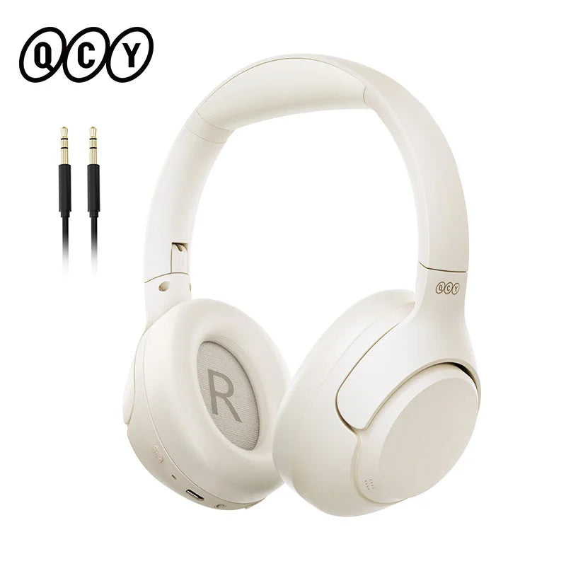 QCY H3 ANC Wireless Headphones – Bluetooth 5.4, Hi-Res Audio