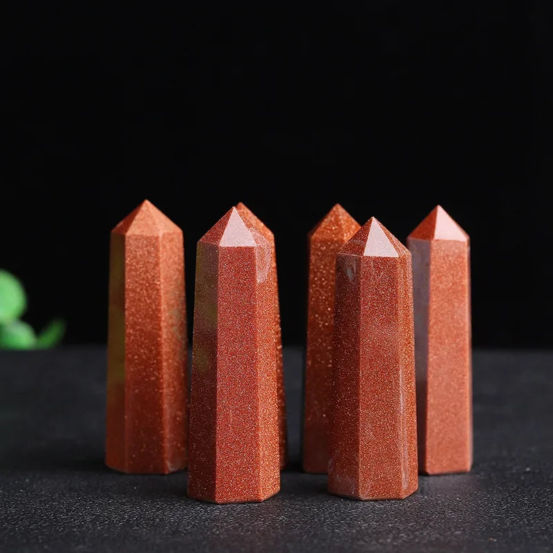 Natural Crystal Point Wand – Rose Quartz & Amethyst Healing Stones for Witchcraft, Decoration & Meditation