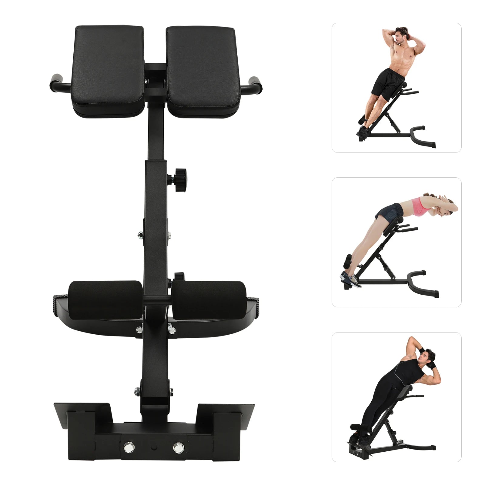 Adjustable Sit-Up Bench & Roman Chair – Multi-Function Home Gym