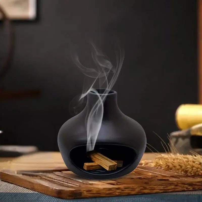 Peruvian Sacred Wood Burning Tray Sacred Wood Tray elegant design Cone Incense Burner Ash Catcher Yoga Meditation Zen Decoration