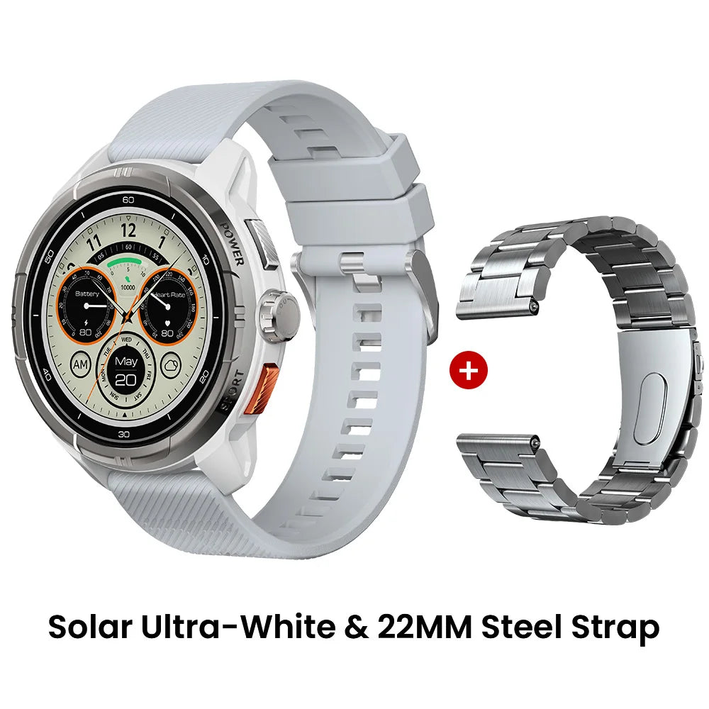 HAYLOU Solar Ultra GPS Smart Watch – 1.6" AMOLED, Bluetooth Calls, 5ATM