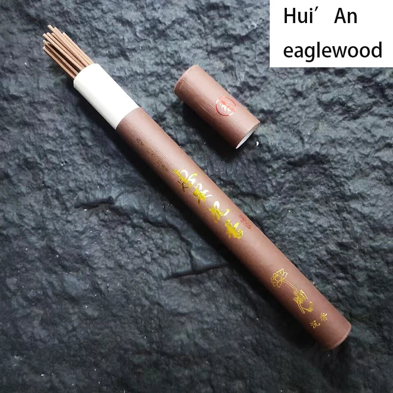 40 Sticks Natural Sandalwood Incense – Aromatherapy & Home Fragrance Pot