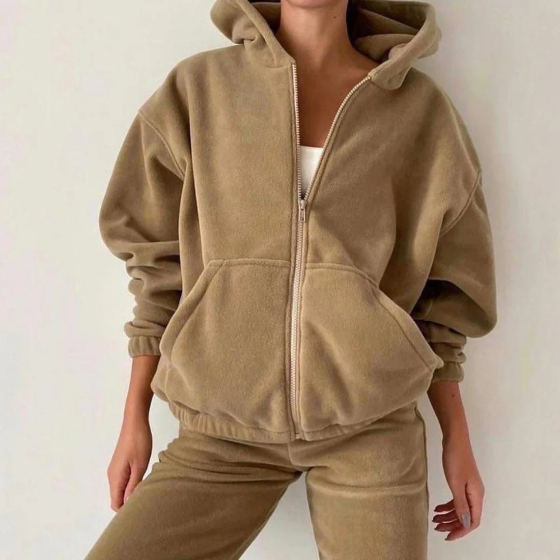 Women’s Two-Piece Loose Sports Sweater & Pants Set