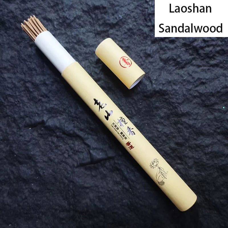 40 Sticks Natural Sandalwood Incense – Aromatherapy & Home Fragrance Pot