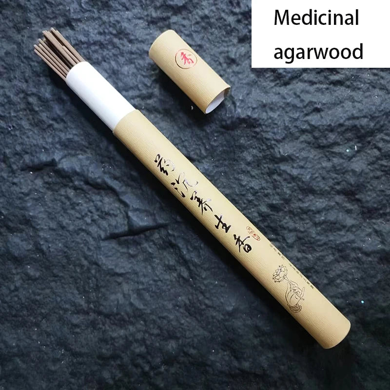 40 Sticks Natural Sandalwood Incense – Aromatherapy & Home Fragrance Pot